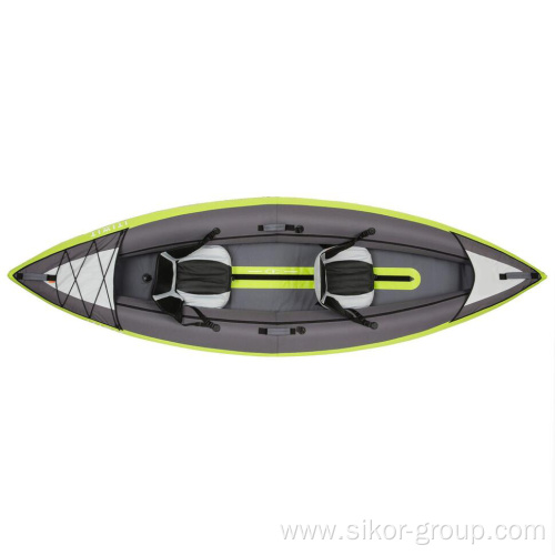 Inflatable Kayak Available To Order 2 Seats Green Inflatable Kayak For Water Recreation